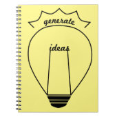 アイディアを発生させて下さい ノートブック (正面)