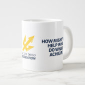 アイディアガイ® | 問題の説明:ジャンボマグ(L) ジャンボコーヒーマグカップ (正面右)