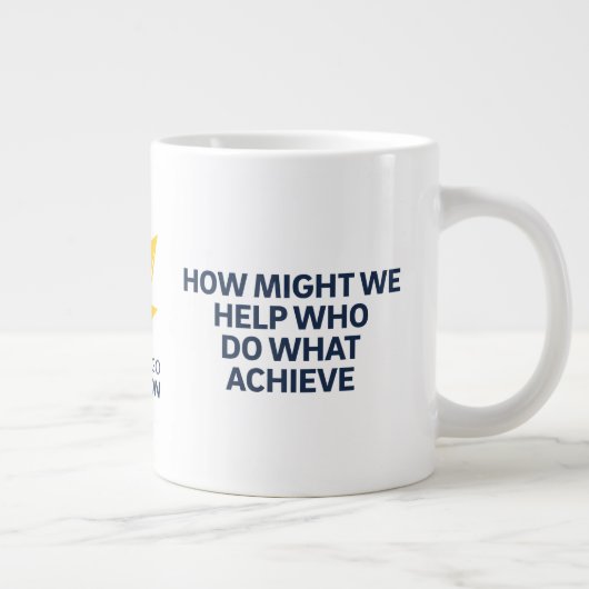 アイディアガイ® | 問題の説明:ジャンボマグ(L) ジャンボコーヒーマグカップ (右)