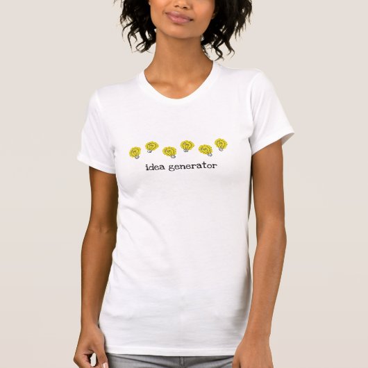アイディアジェネレータライトバルブTシャツ Tシャツ (正面)