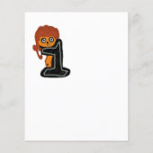 アイディアスケッチN1キャラクターデジタルアートTシャツ (裏面)