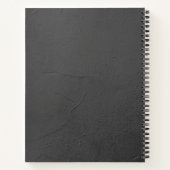 アイディアダンプブラック&金ゴールドノートブッククリエイティブ ノートブック (裏面)