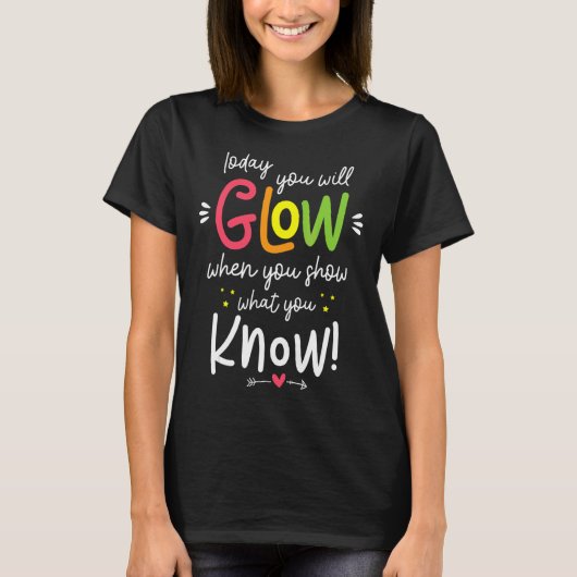 アイディアテスト日モード先生テストアイディアSchoo Tシャツ (正面)