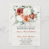 アイディアデボダデテラコタエンエスパニョル 招待状 (正面/裏面)