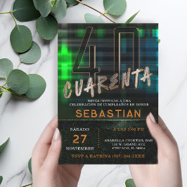 アイディアパラ・フィエスタスデ40クンプレアニョスパラチコス 招待状