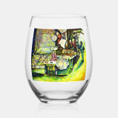 アイディア全体 ステムなしワイングラス (裏面)