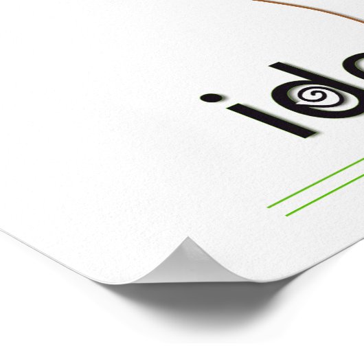 アイディア成長 ポスター (角)