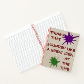 アイディア手帳みたいな素晴らしもの ノートブック (内部)