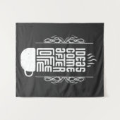 アイディア来アフターコーヒー,トレンディータイポグラフィ, No 2/2 タペストリー (正面(横))