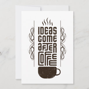 アイディア来After Coffee、トレンディータイポグラフィ文字 シーズンカード