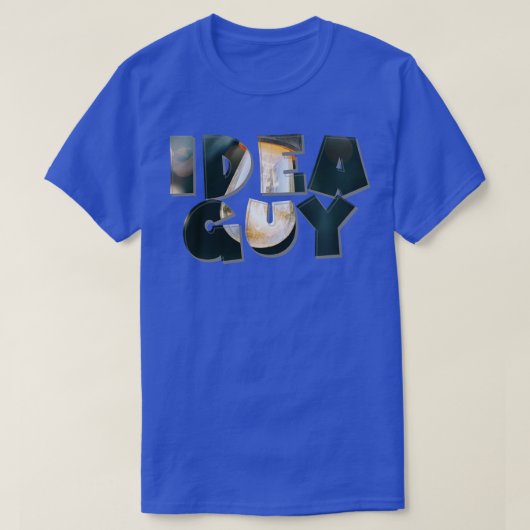 アイディア男 Tシャツ (デザイン正面)