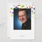 アイディア素晴らし電球リタイアメントパーティの招待状 招待状 (裏面)