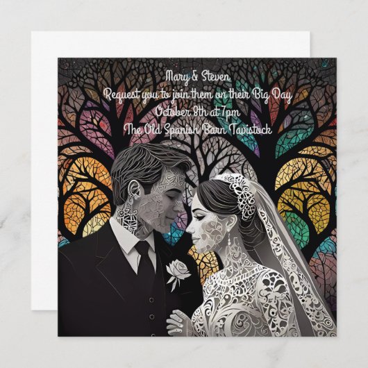 アイディア結婚及び贈与 セーブザデート (正面/裏面)