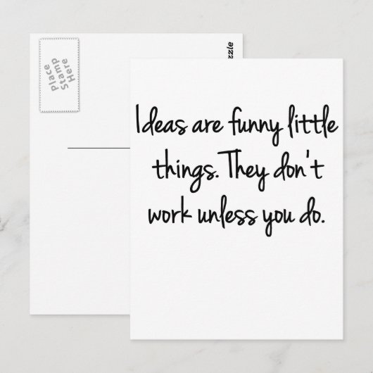 アイディア ポストカード (正面/裏面)