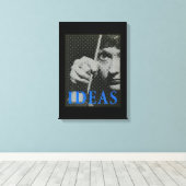 アイディア- 1981プロモーショングラフィック キャンバスプリント (インサイチュ (ウッドフロア))