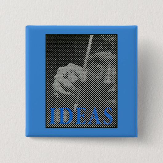 アイディア- 1981プロモーショングラフィック 缶バッジ (正面)