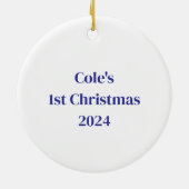 アイディグクリスマス建築 セラミックオーナメント (裏面)