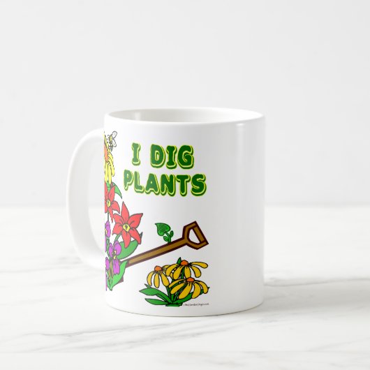 アイディグプラントガーデナーことわざ コーヒーマグカップ (正面左)