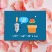 アイディグユーハッピーバレンタインデー |愛 シーズンポストカード