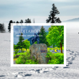 アイディタロドトレイルマイルゼロ、トレイルブラザーズ像 ポストカード