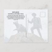 アイディタロド国立歴史道海路ゼロマーカー ポストカード (裏面)