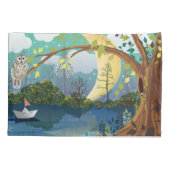 アイディルリバーサイドワイルドライフイラストレーションチルドレン 枕カバー (裏面)