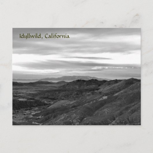 アイディルワイルド，カリフォルニア ポストカード (正面)