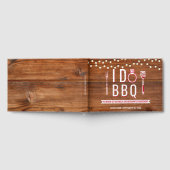アイディー BBQ ラスティックエンゲージメントパーティー カップルシャワー ゲストブック (全面)