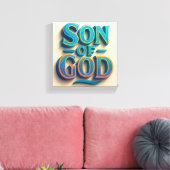 アイデザインSon of God Stretted Canvas print キャンバスプリント (インサイチュ (リビング))