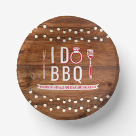 アイデュ BBQ ラスティックエンゲージメントパーティー カップルシャワー ペーパーボウル