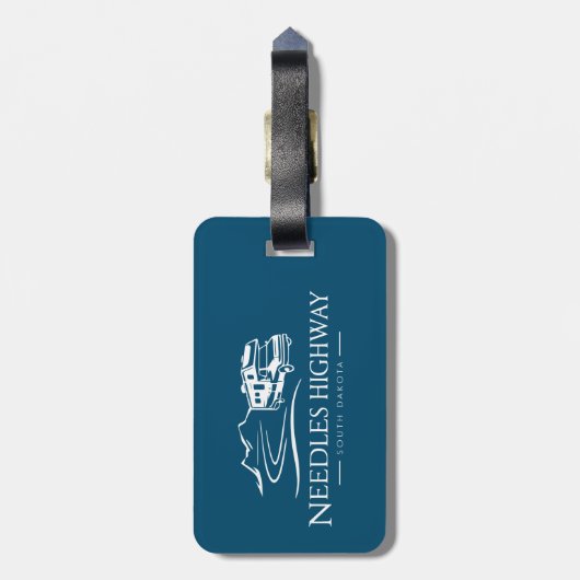 アイデンズハイウェイサウスダコタのレクリエーション車 ラゲッジタグ (裏面縦)