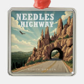 アイデンズハイウェイサウスダコタイーグル メタルオーナメント (正面)