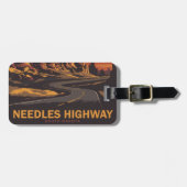 アイデンズハイウェイサウスダコタレッドスカイ ラゲッジタグ (正面横)