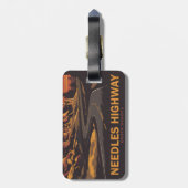 アイデンズハイウェイサウスダコタレッドスカイ ラゲッジタグ (裏面縦)
