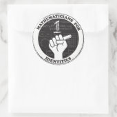 アイデンティティの数学者スタンプ ラウンドシール (バッグ)