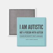 アイデンティティーファースト言語マグネット マグネット (正面/裏面)