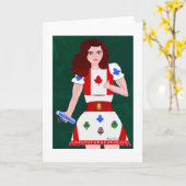 アイデンティティーリーマリーのクリエイティブデザイン カード (黄色い花)