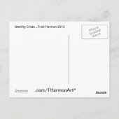 アイデンティティ危機、トマトが精神科医を見る ポストカード (裏面)