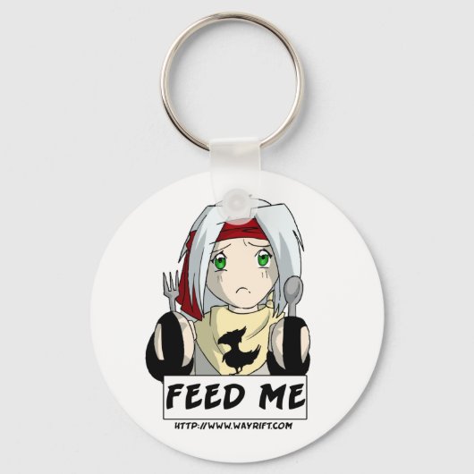 アイデン食べ物を与え「私」キーチェーン キーホルダー (正面)