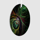 アイトゥアイ抽象芸術アートアクリルサークル オーナメント (正面)