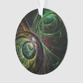 アイトゥアイ抽象芸術アートアクリルサークル オーナメント (正面)