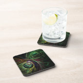 アイトゥアイ抽象芸術アートコルクコースター コースター (右側)