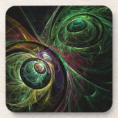 アイトゥアイ抽象芸術アートコルクコースター コースター (正面)