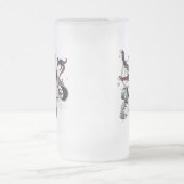 アイトケンタータンチェックライオン フロストグラスビールジョッキ (中央)