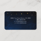 アイトリプルムーン – 宝石と金ゴールド 名刺 (裏面)