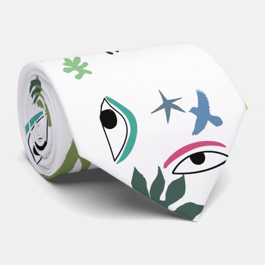 アイトロピカル葉 ネクタイ (ロール)