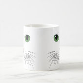 アイドキャットコーヒーマグ（緑） コーヒーマグカップ (中央)