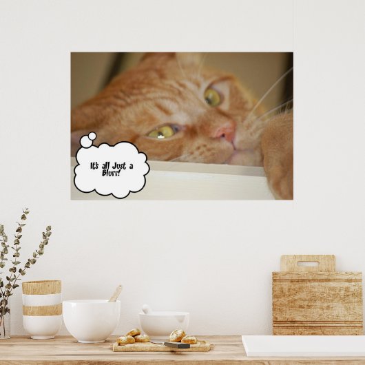 アイドクターのユーモア/すべてだぼやけ ポスター (キッチン)