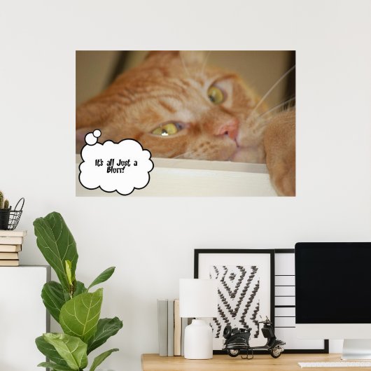 アイドクターのユーモア/すべてだぼやけ ポスター (ホームオフィス)