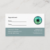 アイドクターアポイントメントシンプル名刺 予約カード (正面)